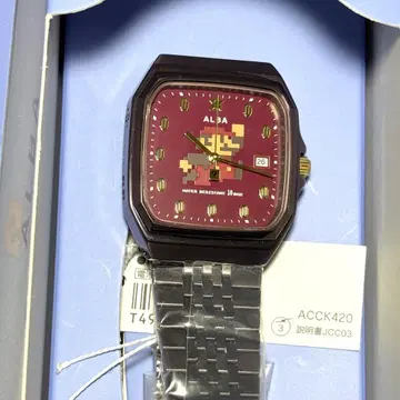 새상품 세이코 ALBA 슈퍼 마리오 워치 SEIKO 손목시계