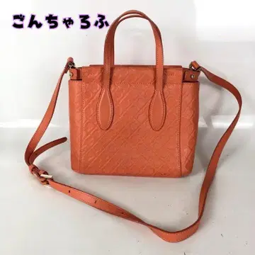 GHERARDINI 게라르디니 2way 핸드백 오렌지