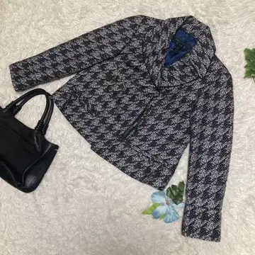 컨디션 최상 마크제이콥스 자켓 블랙 그레이 로고 척 XS