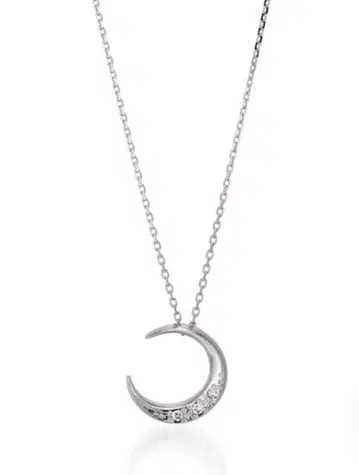 STARJEWELRY 다이아몬드 문 네크리스