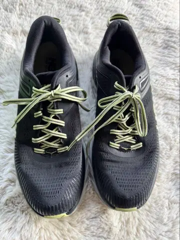 HOKA Bondi 7 블랙/라임