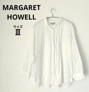 L 상당 MARGARET HOWEL 마가렛호웰 실크 혼방 블라우스 3