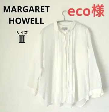 L 상당 MARGARET HOWEL 마가렛호웰 실크 혼방 블라우스 3