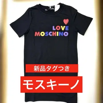 모스키노 LOVE MOSCHINO 반팔 40 원피스 블랙 상의