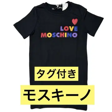 모스키노 LOVE MOSCHINO 반팔 40 원피스 블랙 상의