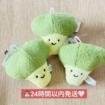 택 포함 새상품! [ 3세트 ] DAISO 다이소 키체인 브로콜리