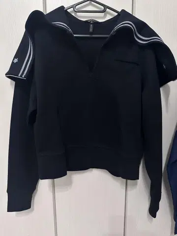 세일러 카라 네이비 긴팔 상의 rag&bone