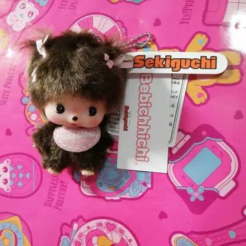 미사용 새상품 몬치치 베비치치 여아 얼굴 빅 봉제 인형 키링