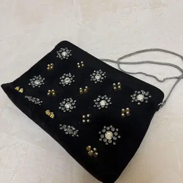 자라 ZARA Trafalc. 큐빅 숄더백 반짝이 백