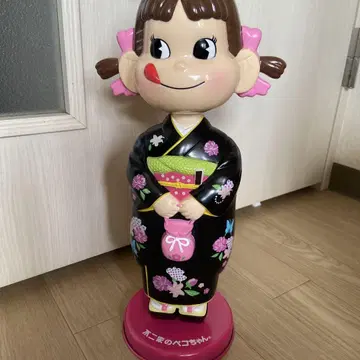 베코짱 블랙 기모노 피규어 약 40cm