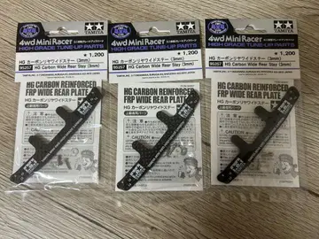 미니 사륜구동 95257 카본 리어 와이드 스테이 (3mm) 3종 세트
