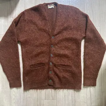 60s 모헤어 가디건 털길이 GRANT CREST M