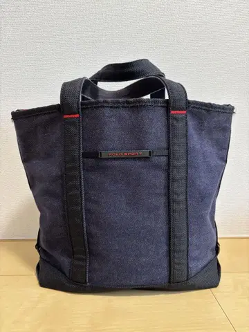 Polo Sport 네이비 토트백
