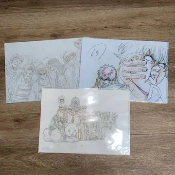 은혼 원화 클리어 파일 총 3점 묶음 판매