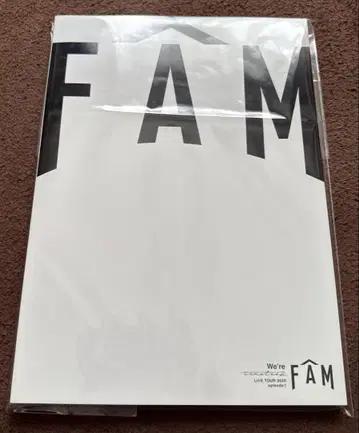 timelesz FAM 라이브 투어 팜플렛