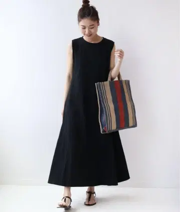 저널 스탠다드 코튼 머메이드 라인 원피스 프리 사이즈