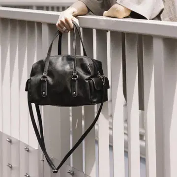 McGREGOR MODERN 레더 레드 핸들 백