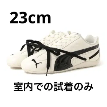 PUMA x ROSE 스니커즈 23cm 화이트 스피도캣