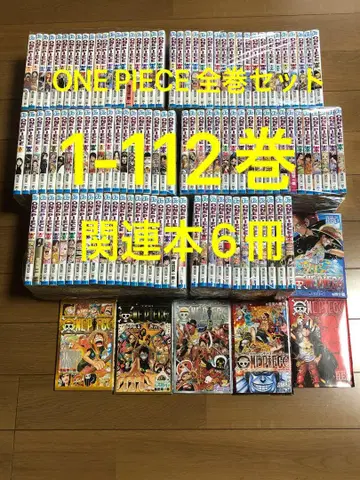 ONE PIECE 원피스 전권 세트 1-112권 관련 도서 6권 포함