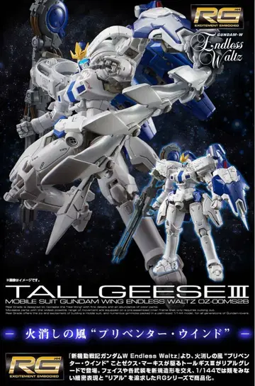 RG TALLGEESE III 건담 프라모델