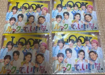 LOOK SnowMan 오리지널 슬라이더 파우치 4개 세트