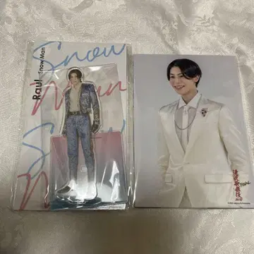 새상품 SnowMan 라울 아크릴 스탠드 오리지널 사진 타키자와 가부키