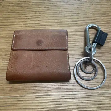 Hender Scheme 3단 폴더형 지갑 브라운
