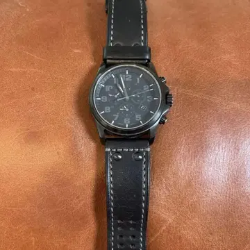 LUMINOX 블랙 가죽