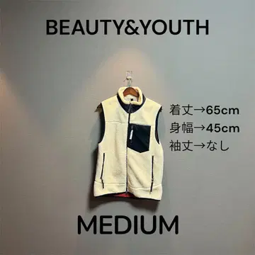 BEAUTY&YOUTH 플리스 베스트 M 사이즈