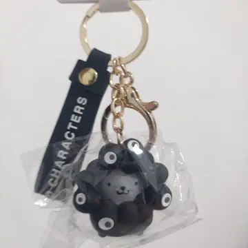 미야쿠미야쿠 블랙 폼폼푸딩 키링