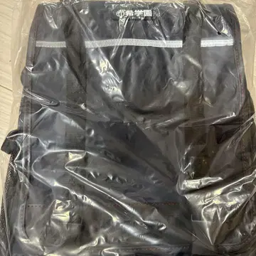 키가쿠엔 블랙 나일론 백팩