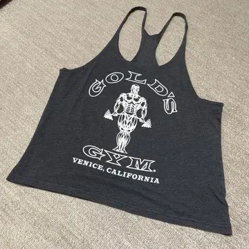 [ 초레어 ] GOLD'S GYM 골드짐 탱크탑 M 다크 그레이