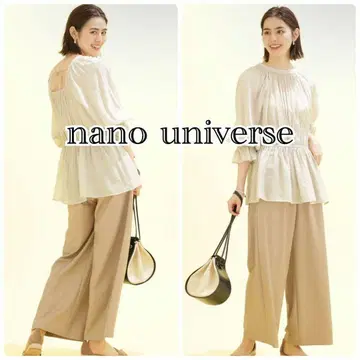 nano universe 나노 유니버스 튜닉 블라우스 아이보리