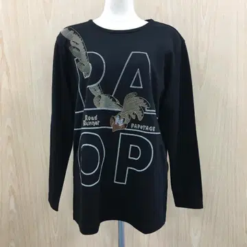 새상품 papotage 블랙 긴팔 티셔츠 F0912A05