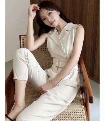 [ 택 포함 미사용 새상품 ] 테일러 콤비네존