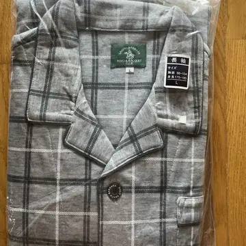 새상품. Polo & Racquet Club 그레이 체크 파자마 L