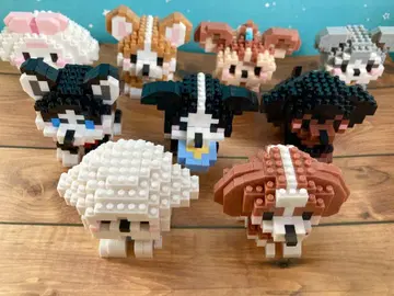 nanoblock 개 대집합! 강아지 9마리 세트