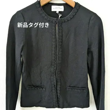 새상품 HANAE MORI 하나에모리 울 100% 가디건 38