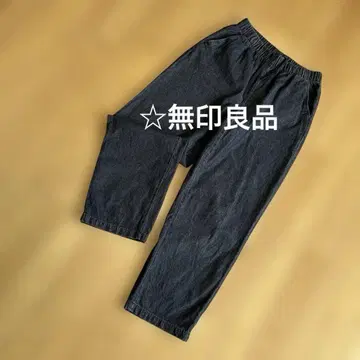 무인양품 와이드 데님 팬츠 M