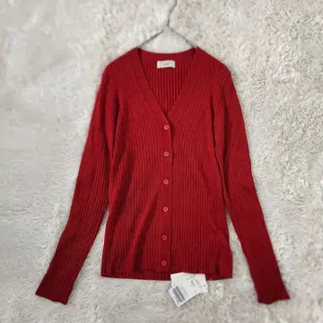 새상품 이에나 Jesi 와이드 리브 V넥 가디건 울 실크 완판템