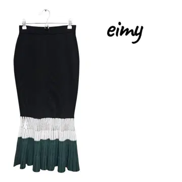 eimy 타이트 스커트 블랙/화이트/그린
