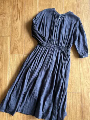 nest Robe 네스트로브 린넨 개더 2way 원피스 7부 소매