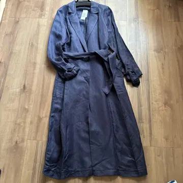새상품 bouchon 정가 2만 6800엔 롱 코트 린넨 스콧 클럽