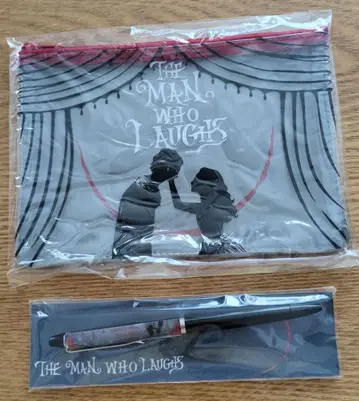 우라이 켄지 웃는 남자 파우치와 볼펜