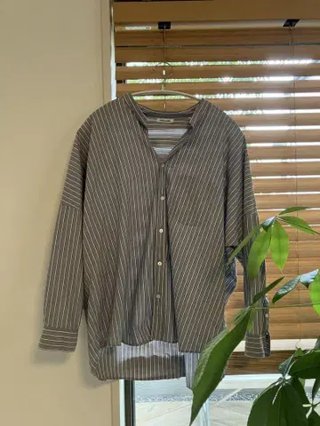 MORRIS & SONS 스트라이프 긴팔 셔츠