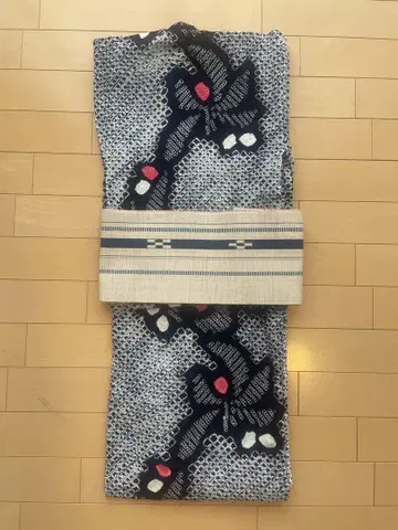 아리마츠 시보리 유카타 목화 유카타 세탁 가능한 유카타