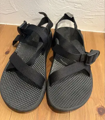 Chaco 블랙 스포츠 샌들 24.0