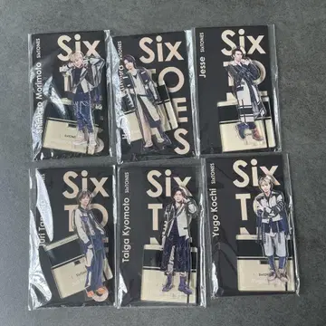 SixTONES 아크릴 스탠드 6체 세트