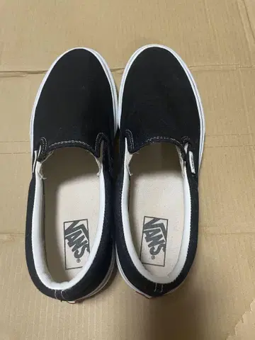 VANS 블랙 슬립온