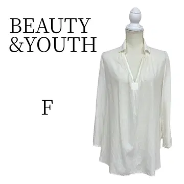 BEAUTY&YOUTH 아이보리 긴팔 셔츠 FREE SIZE